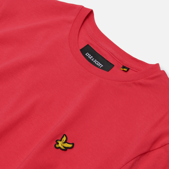 Мужская футболка Lyle & Scott Plain Crew Neck Geranium Pink