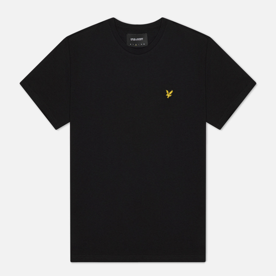 Мужская футболка Lyle & Scott Plain Crew Neck Jet Black