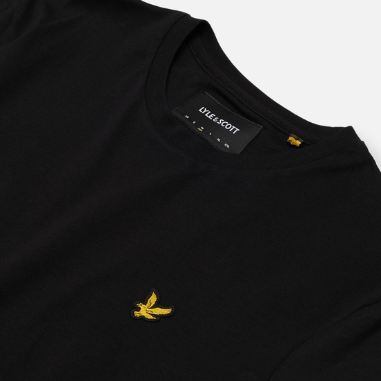 Мужская футболка Lyle & Scott Plain Crew Neck Jet Black