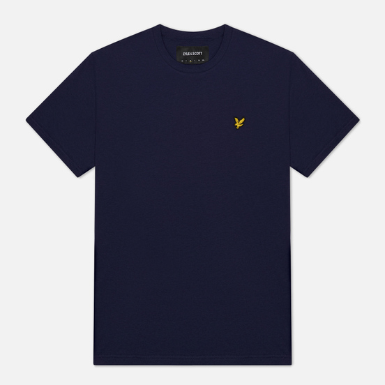 Мужская футболка Lyle & Scott Plain Crew Neck Navy
