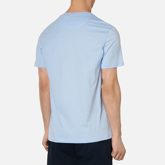 Мужская футболка Lyle & Scott Plain Crew Neck Pool Blue