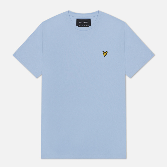 Мужская футболка Lyle & Scott Plain Crew Neck Pool Blue