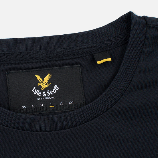 Мужская футболка Lyle & Scott Plain Crew Neck True Black