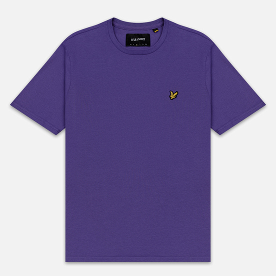 Мужская футболка Lyle & Scott Plain Crew Neck Violet