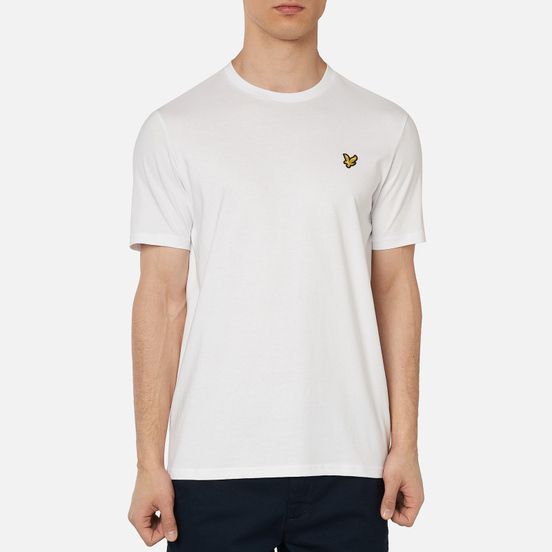 Мужская футболка Lyle & Scott Plain Crew Neck White