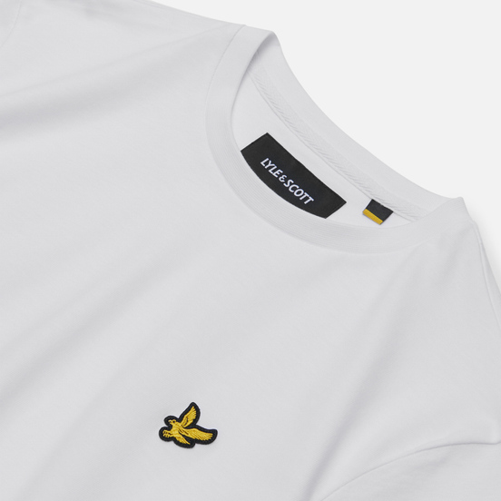 Мужская футболка Lyle & Scott Plain Crew Neck White