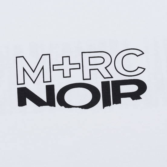Мужская футболка M+RC Noir S.A.D Ripped Logo White