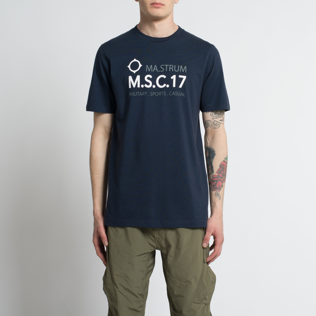 MA.Strum Мужская футболка Giatsint SS M.S.C. 17 Front Logo
