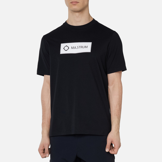 Мужская футболка MA.Strum Icon Box Logo Jet Black