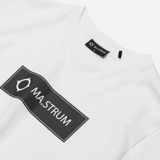 Мужская футболка MA.Strum Icon Box Logo Optic White