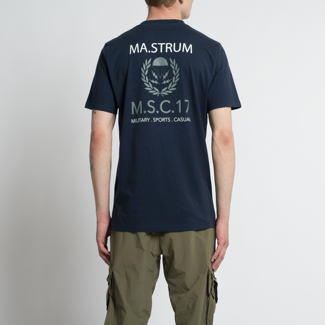 MA.Strum Мужская футболка Pion SS M.S.C. 17 Front & Back Logo