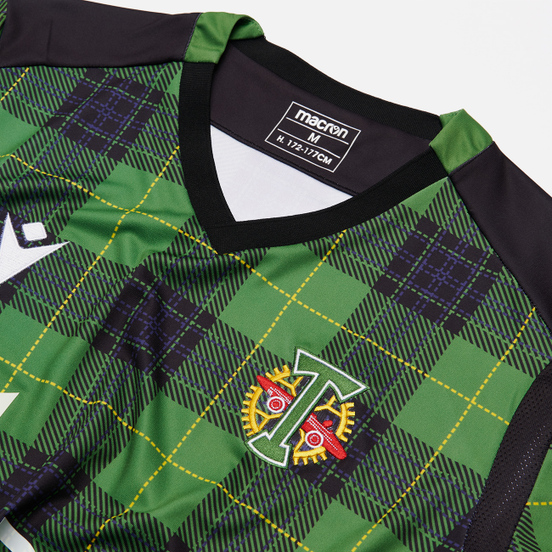 Мужская футболка Macron Torpedo 19/20 Football Jersey Green/Black