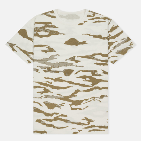 Мужская футболка maharishi Camo Slouch Tigerstripe Murale Sparse Maha White Natural