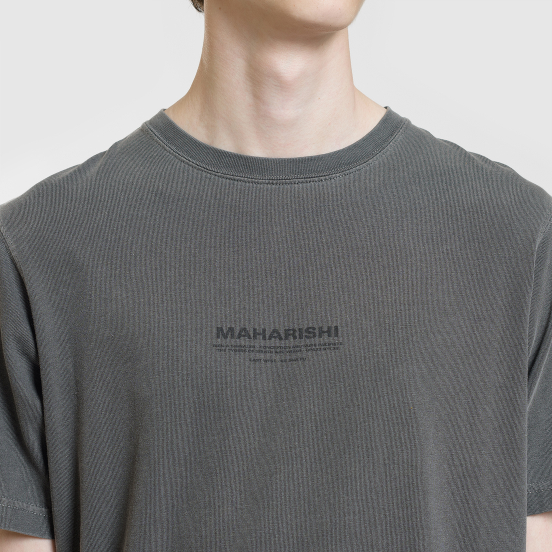 maharishi Мужская футболка Hemp Miltype Print