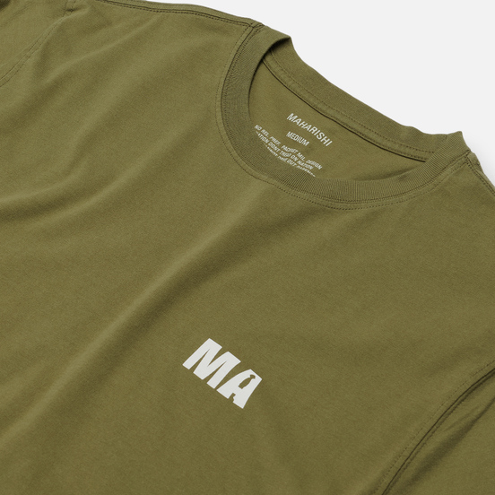 Мужская футболка maharishi Mahartificial Maha Olive