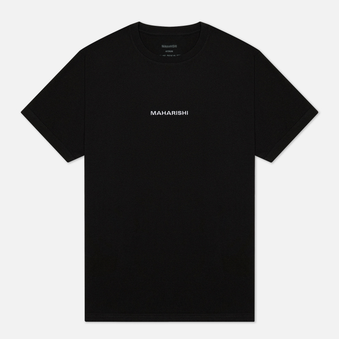 Мужская футболка Maharishi, цвет чёрный, размер L 9161-BLACK Organic Military Type Embroidery - фото 1