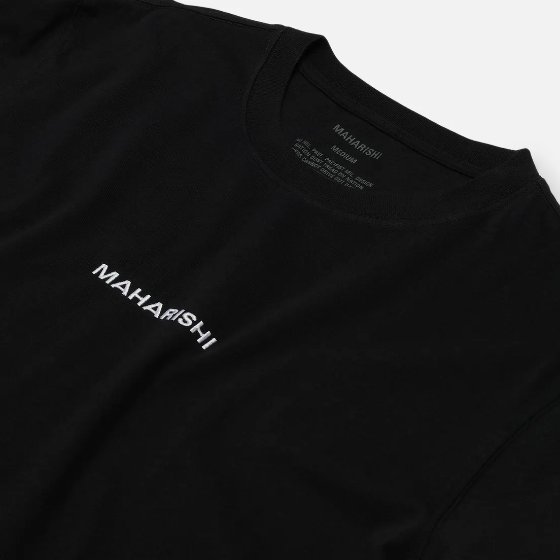 maharishi Мужская футболка Organic Military Type Embroidery