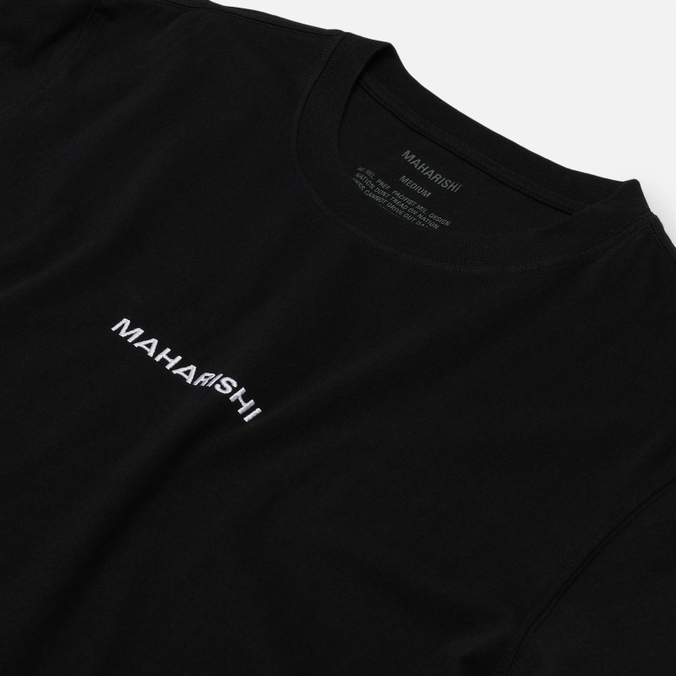 Мужская футболка Maharishi, цвет чёрный, размер L 9161-BLACK Organic Military Type Embroidery - фото 2
