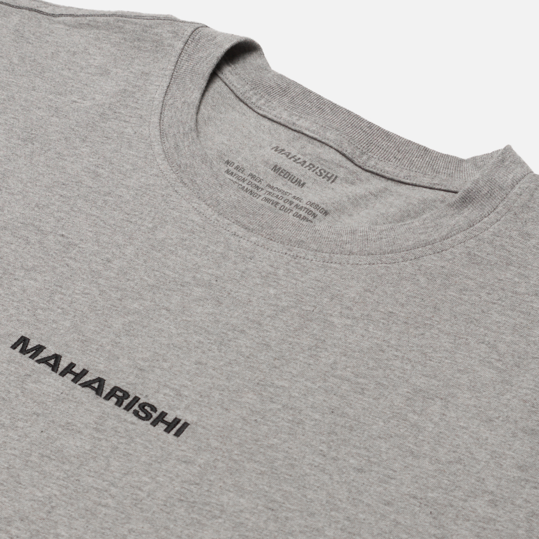 maharishi Мужская футболка Organic Military Type Embroidery