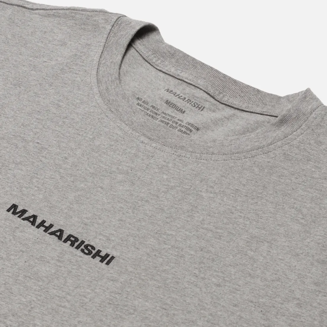 maharishi Мужская футболка Organic Military Type Embroidery