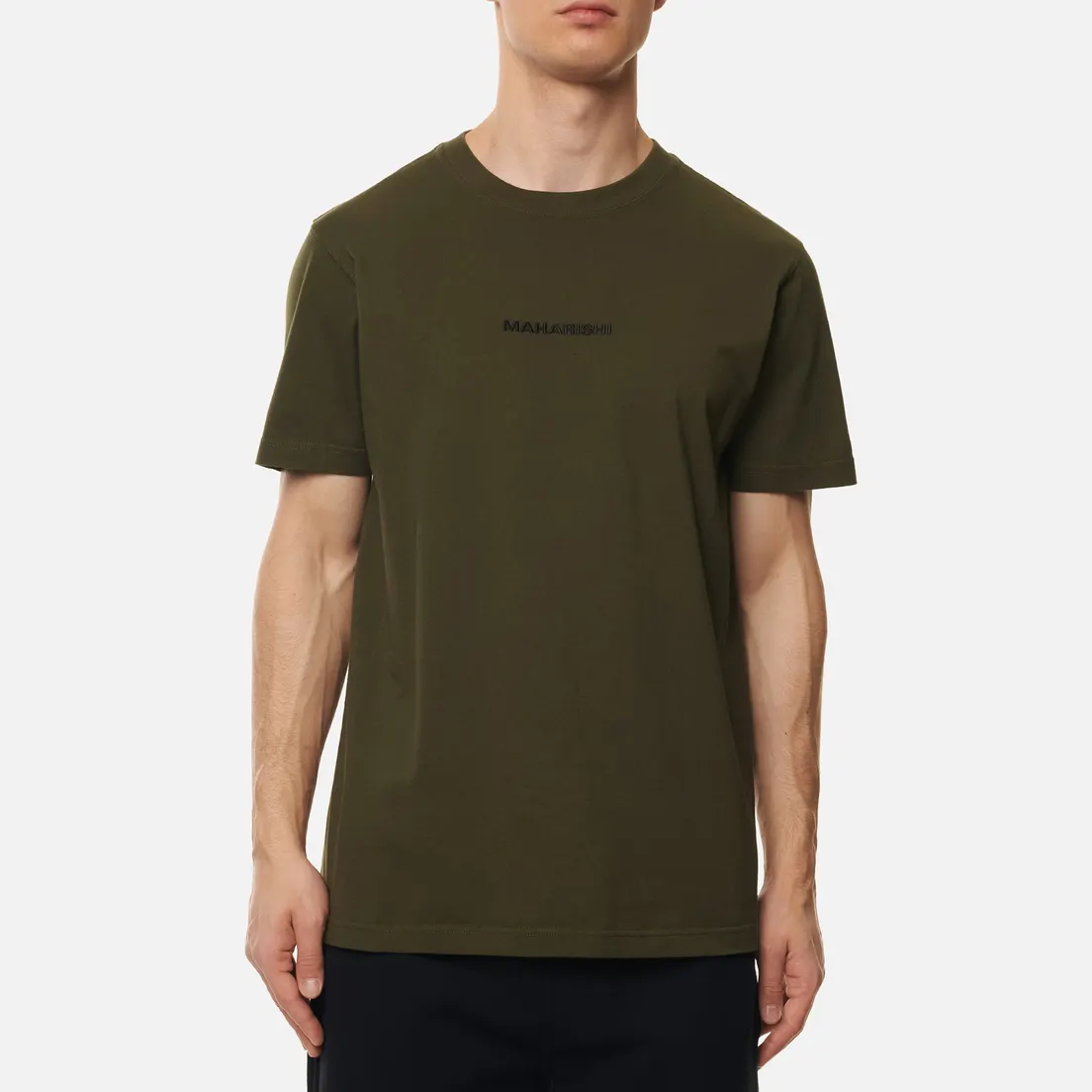 maharishi Мужская футболка Organic Military Type Embroidery