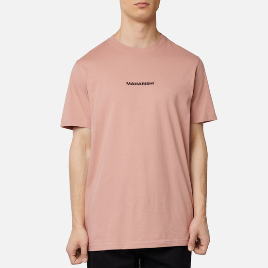 Мужская футболка maharishi Organic Military Type Embroidery Pink Panther