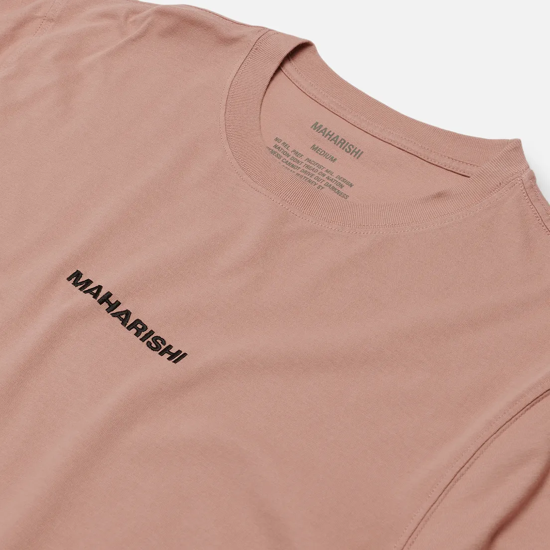 maharishi Мужская футболка Organic Military Type Embroidery
