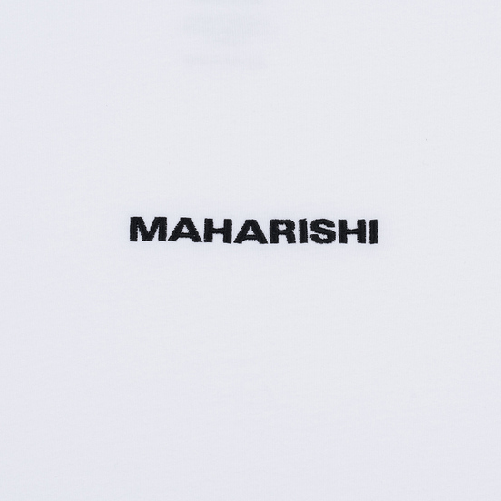 Мужская футболка maharishi Organic Military Type Embroidery White