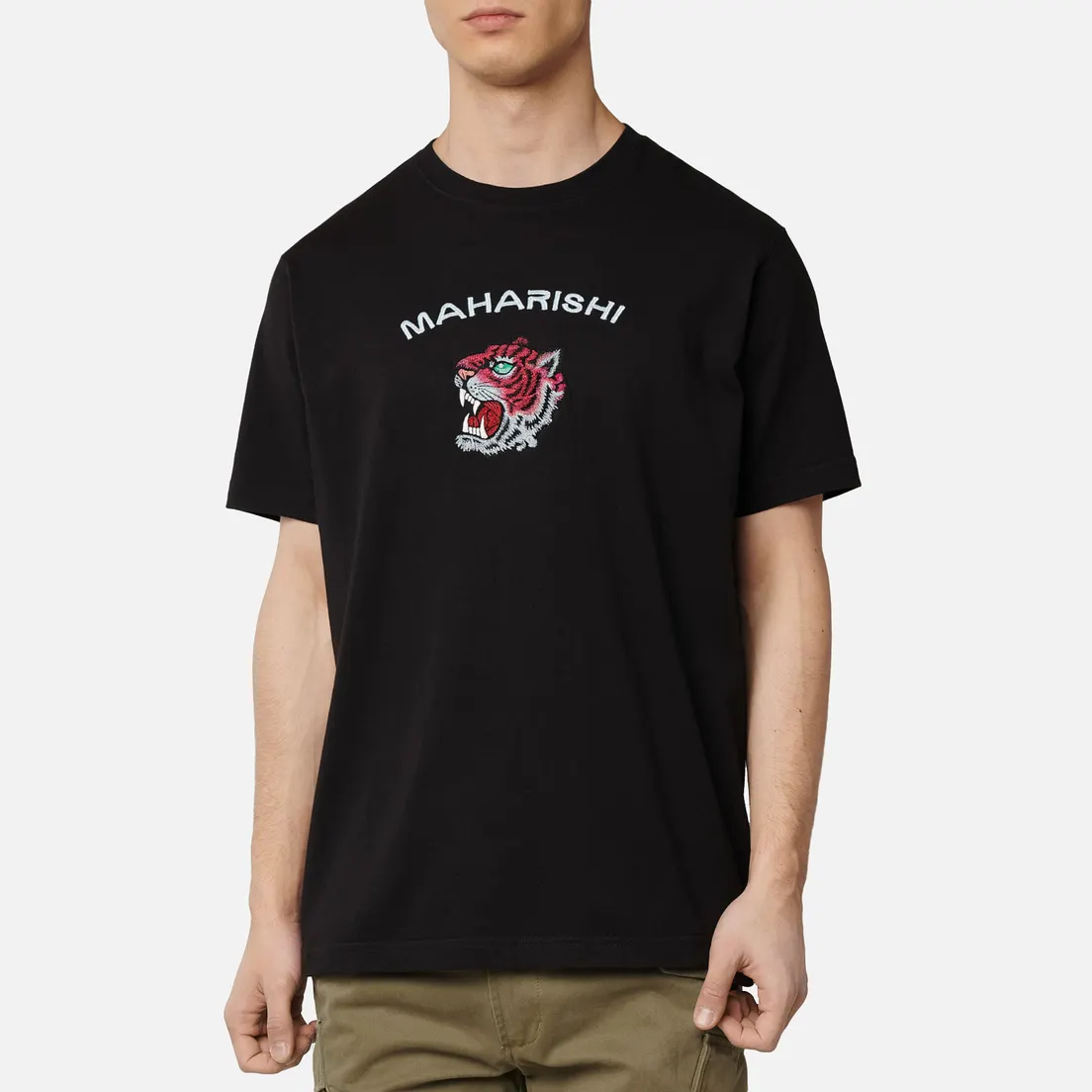 maharishi Мужская футболка Tiger Invasion