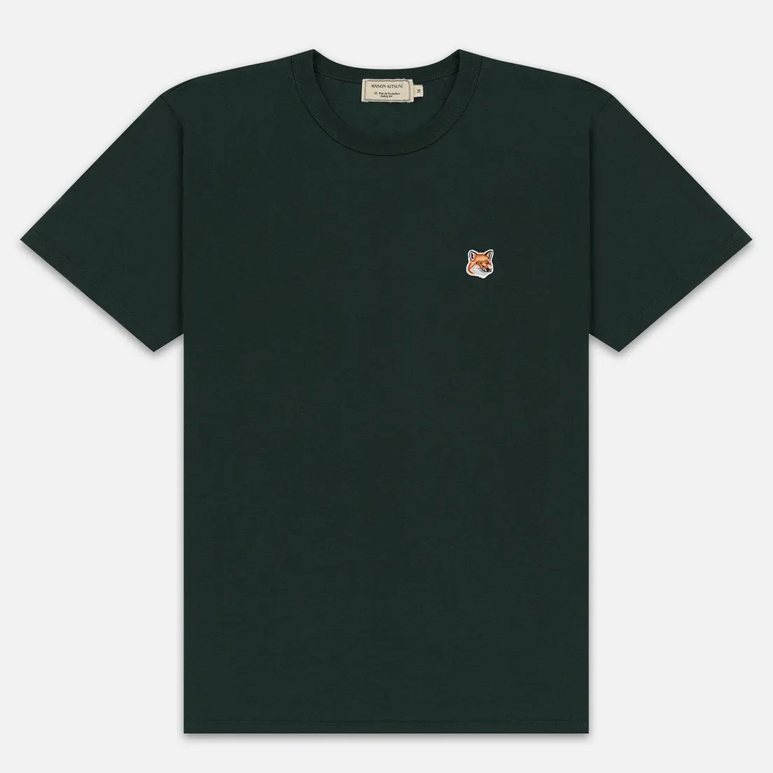 Maison Kitsune Мужская футболка Fox Head Patch