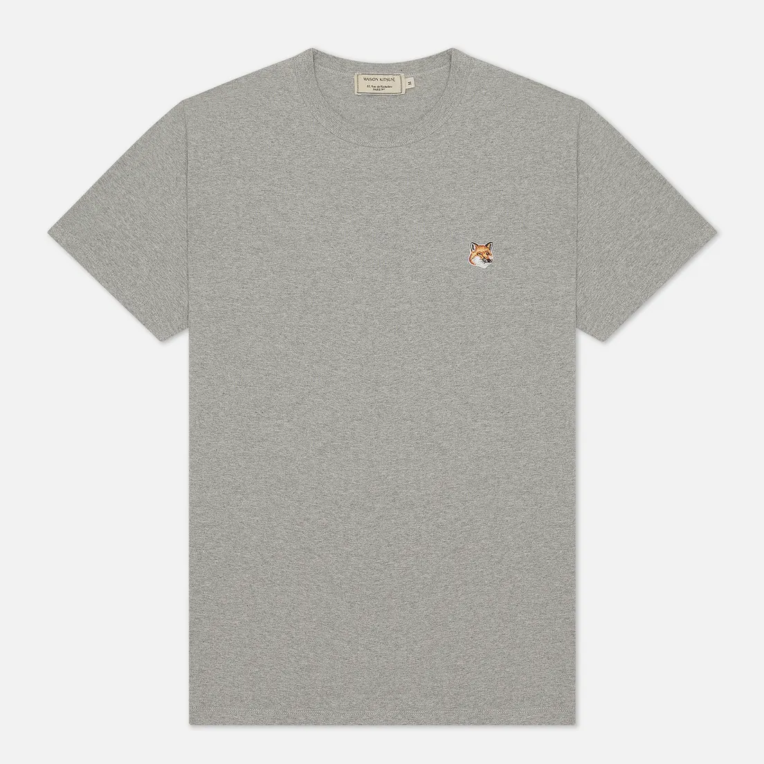 Maison Kitsune Мужская футболка Fox Head Patch