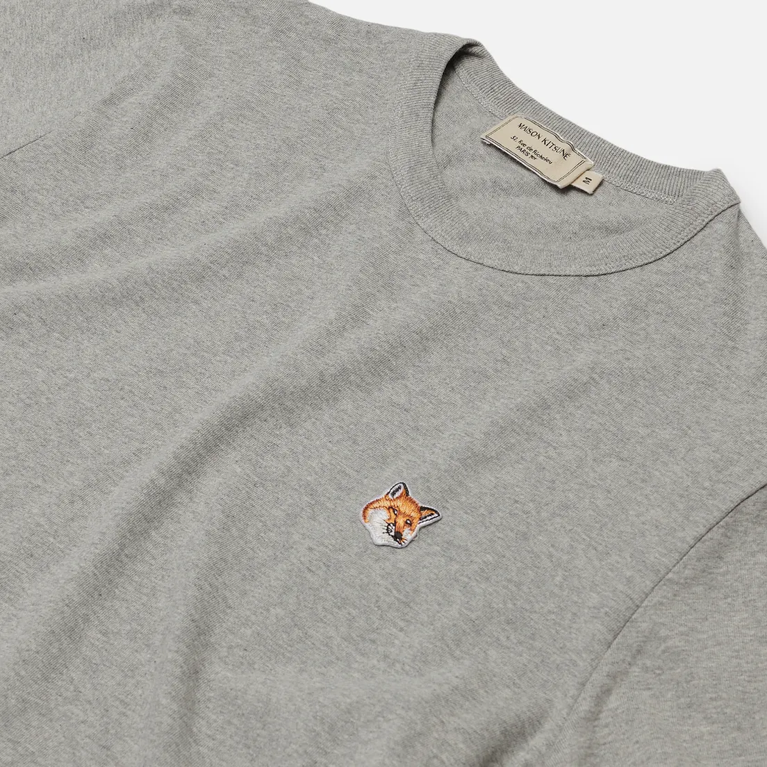 Maison Kitsune Мужская футболка Fox Head Patch