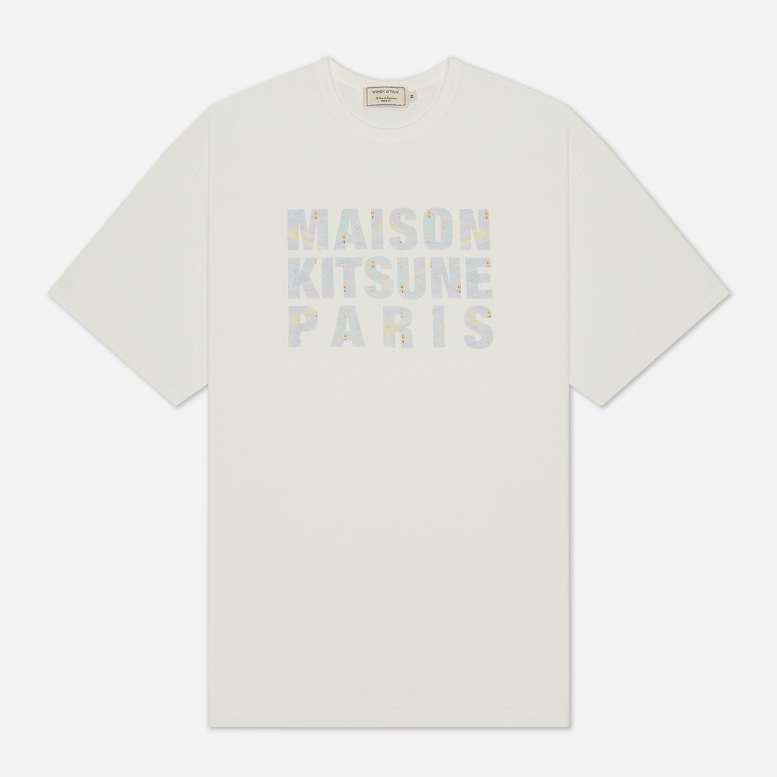 Maison Kitsune Мужская футболка Hologram Maison Kitsune