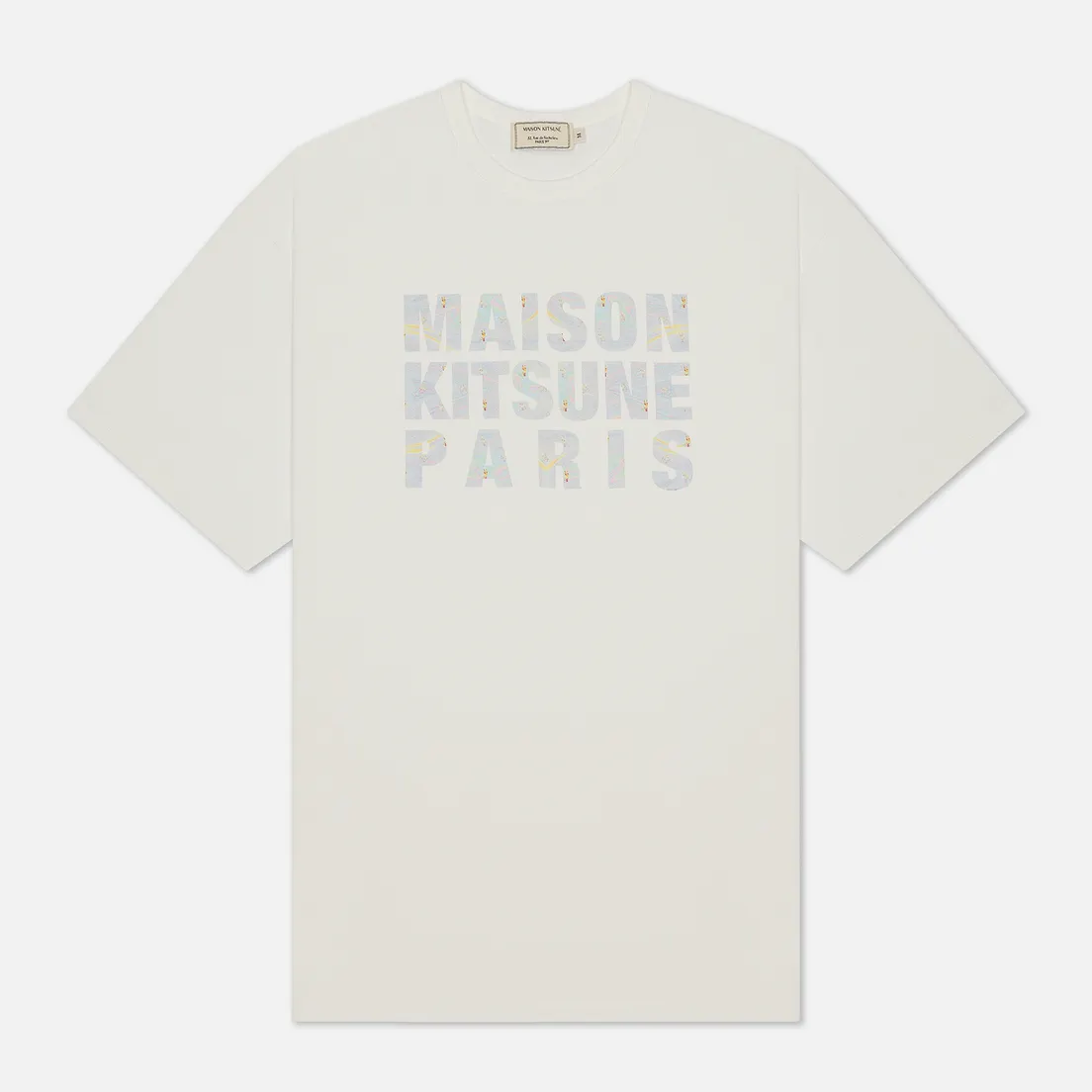Maison Kitsune Мужская футболка Hologram Maison Kitsune
