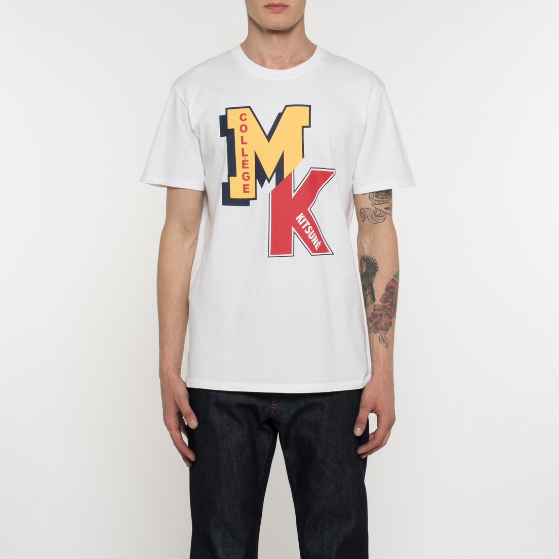 Maison Kitsune Мужская футболка MK College