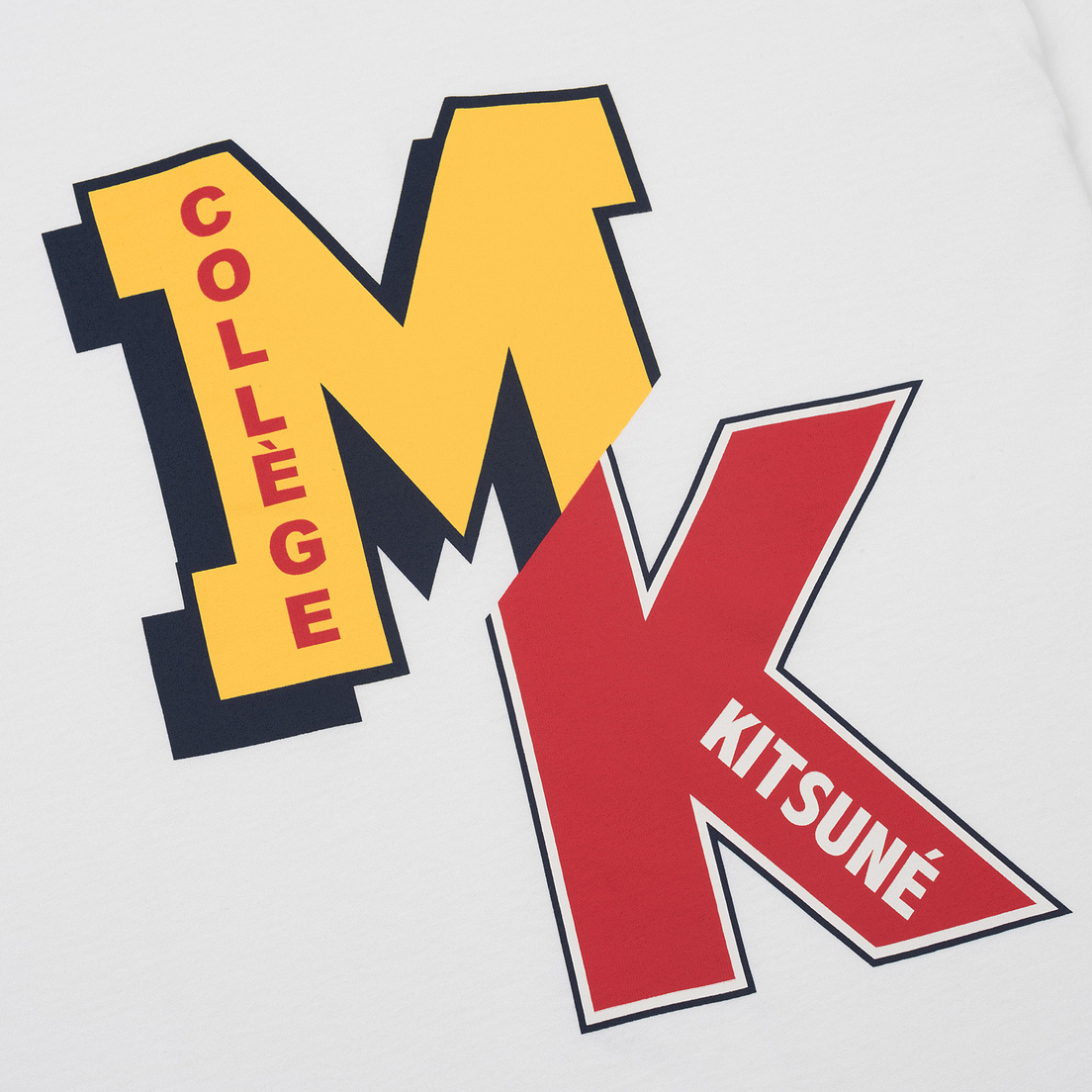 Maison Kitsune Мужская футболка MK College
