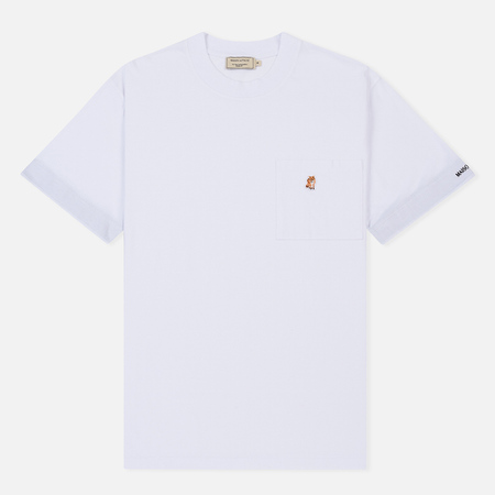 Мужская футболка Maison Kitsune Pen Pocket White