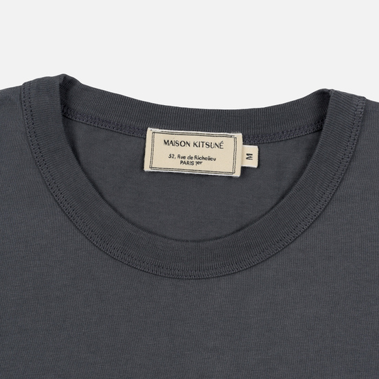 Мужская футболка Maison Kitsune Triangle Fox Anthracite
