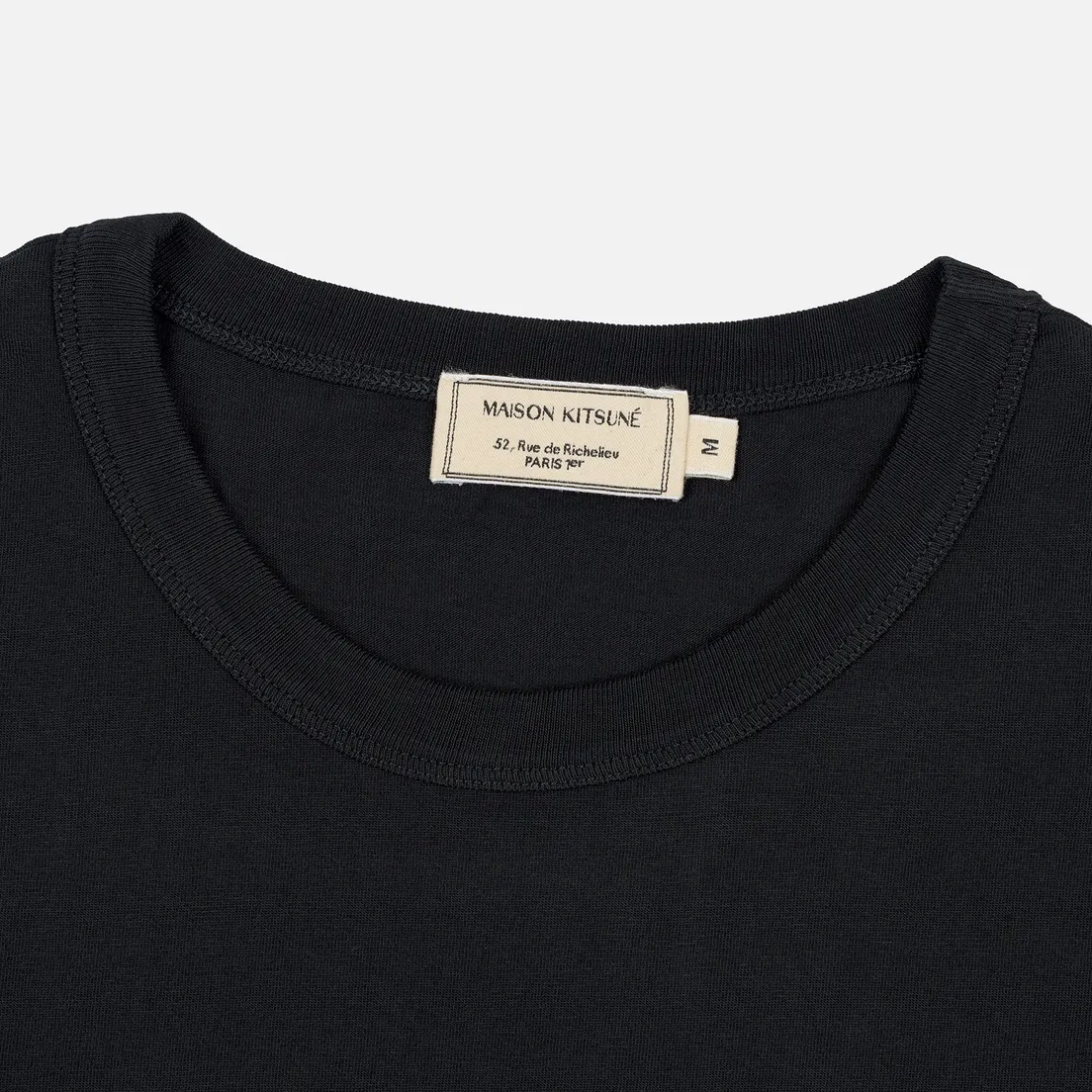Maison Kitsune Мужская футболка Triangle Fox Patch