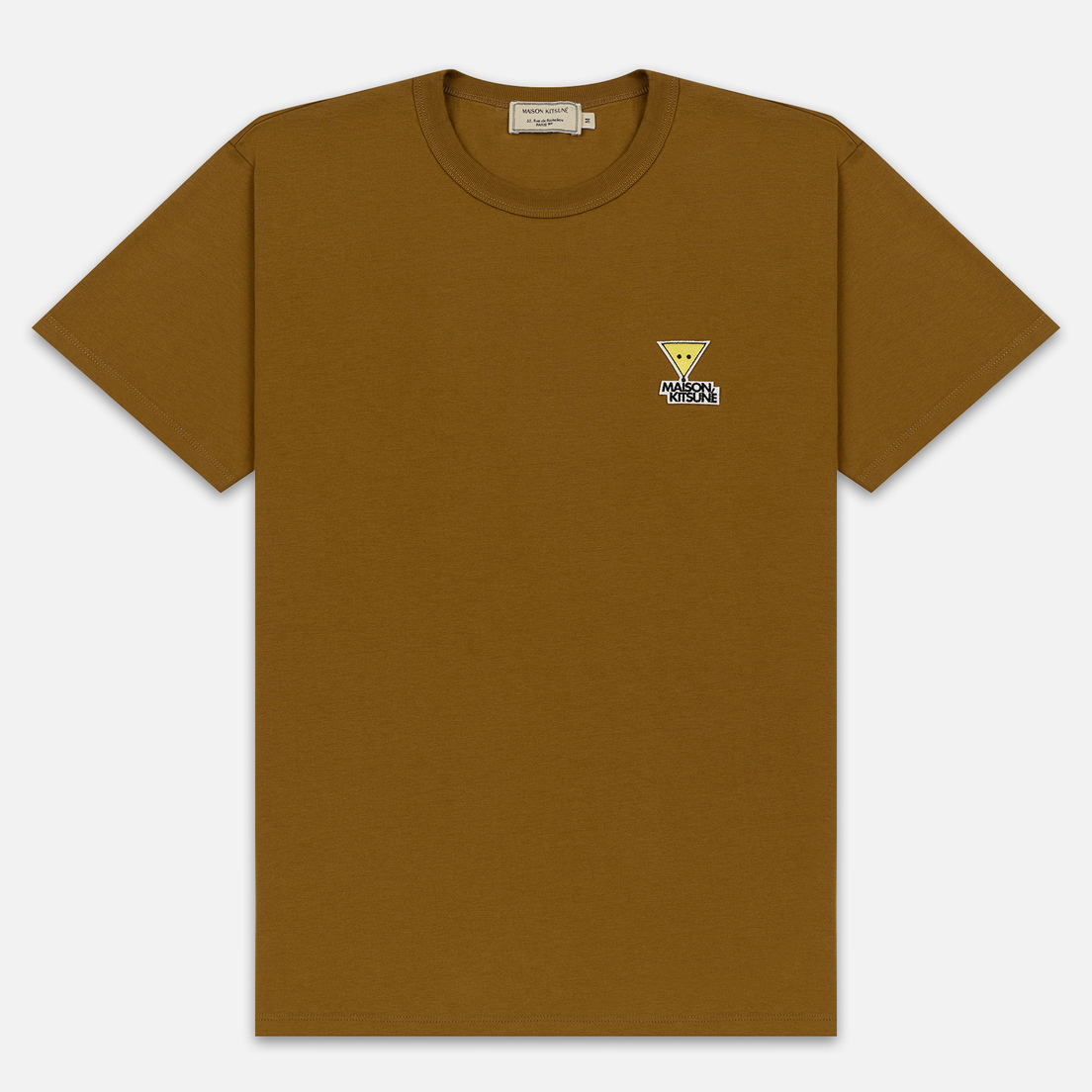 Maison Kitsune Мужская футболка Triangle Fox Patch