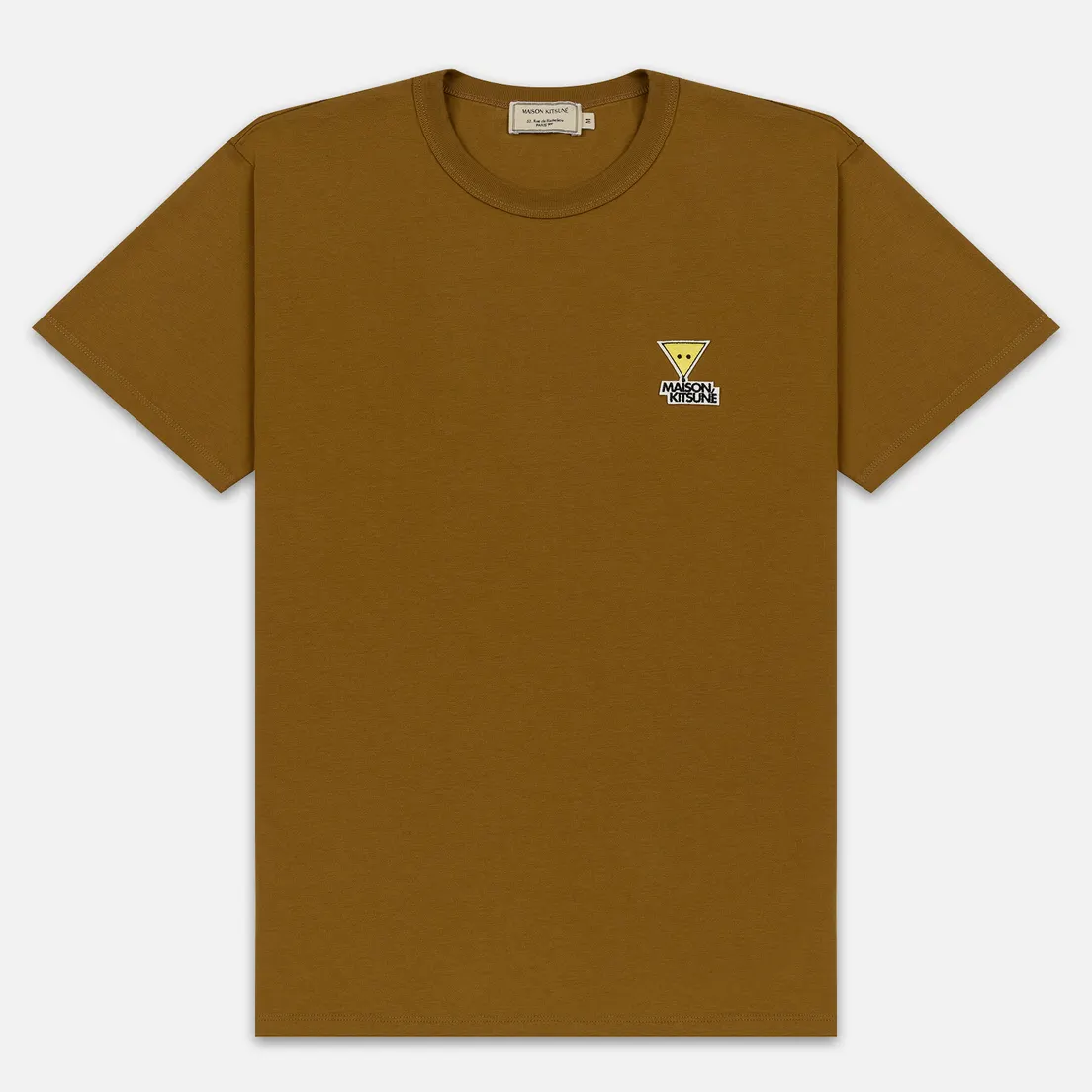 Maison Kitsune Мужская футболка Triangle Fox Patch