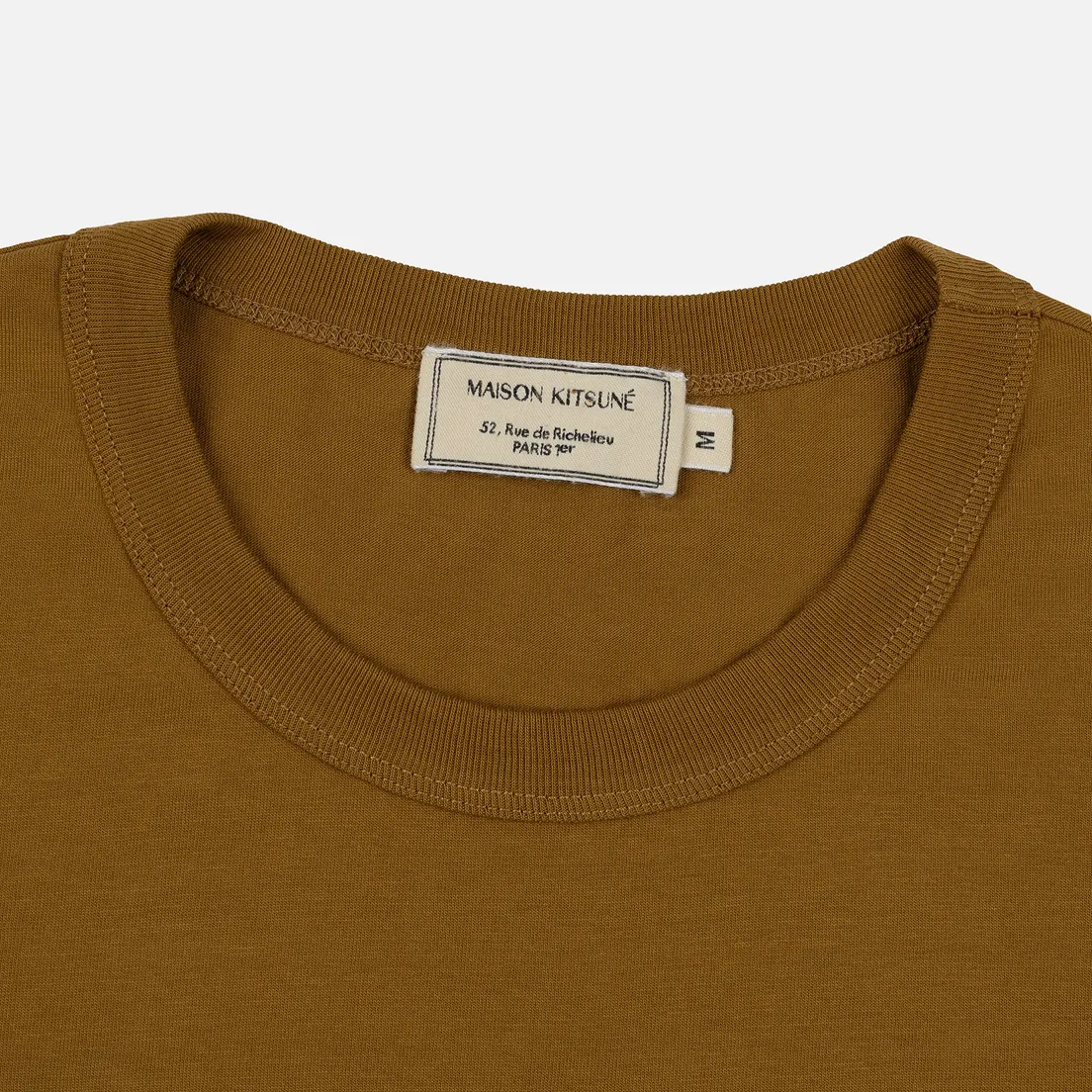 Maison Kitsune Мужская футболка Triangle Fox Patch