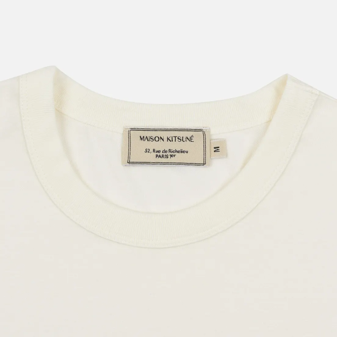 Maison Kitsune Мужская футболка Triangle Fox Patch