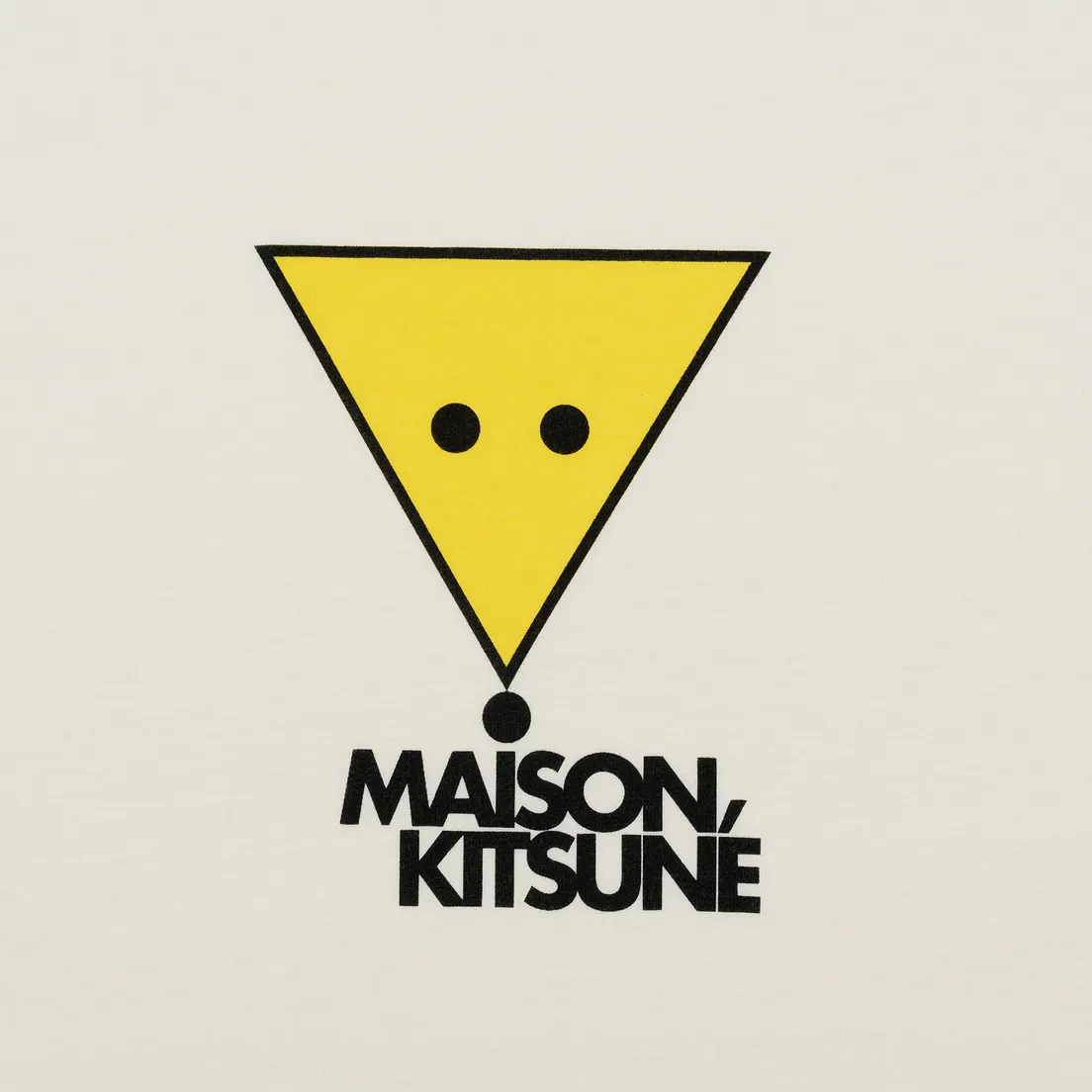 Maison Kitsune Мужская футболка Triangle Fox