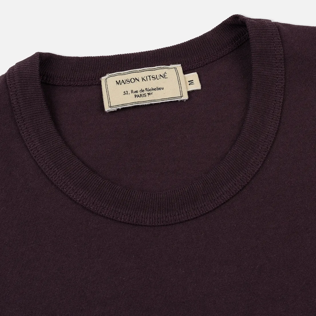 Maison Kitsune Мужская футболка Tricolor Fox Patch
