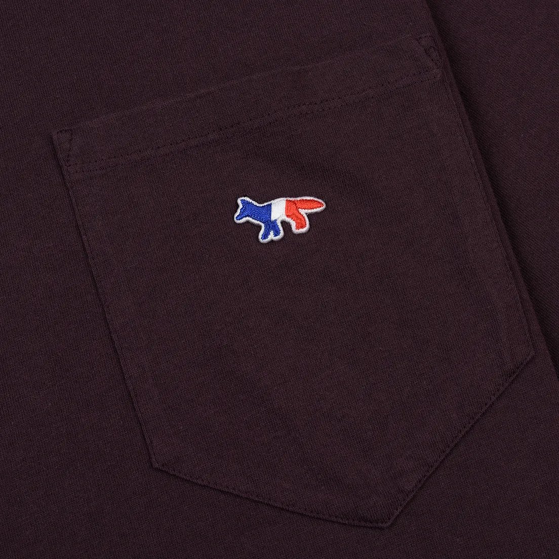 Maison Kitsune Мужская футболка Tricolor Fox Patch