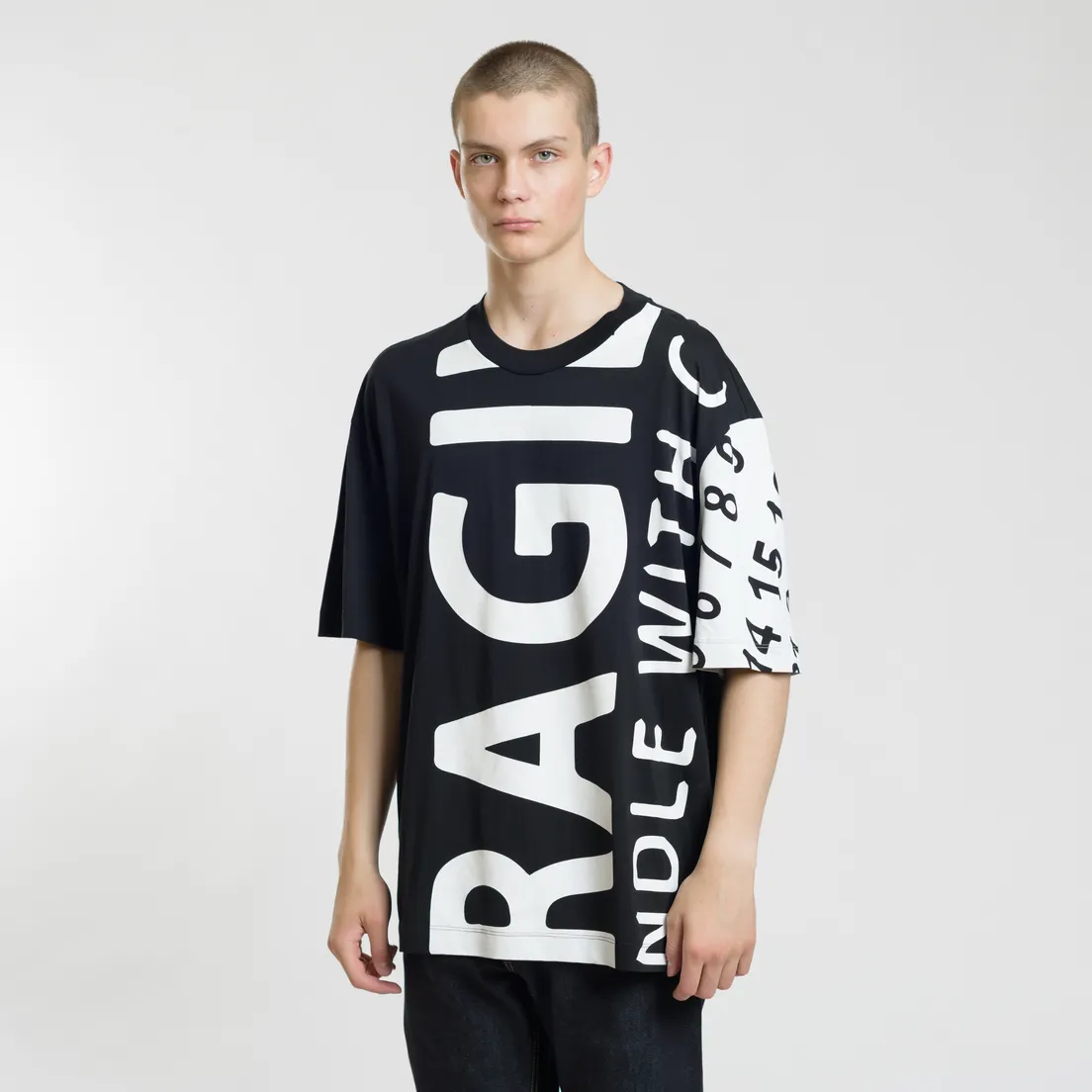 Maison Margiela Мужская футболка All Over Print Fragile