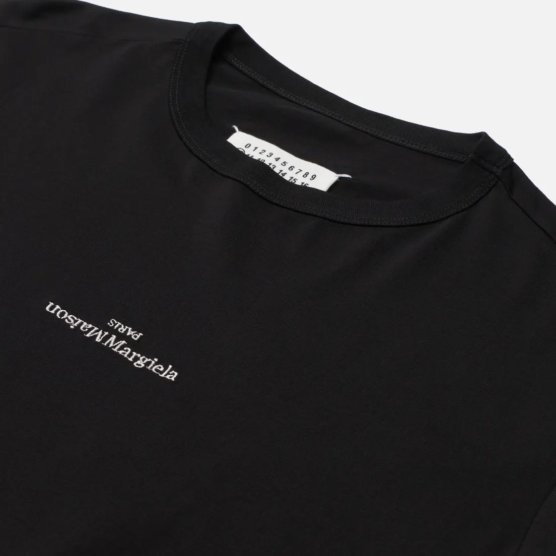 Maison Margiela Мужская футболка Embroidered Text Logo