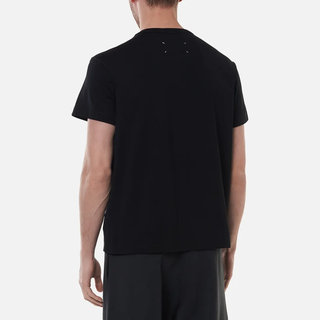 Maison Margiela Мужская футболка Embroidered Text Logo