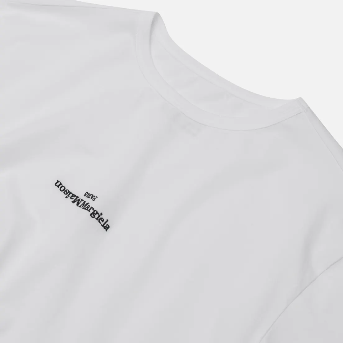 Maison Margiela Мужская футболка Embroidered Text Logo